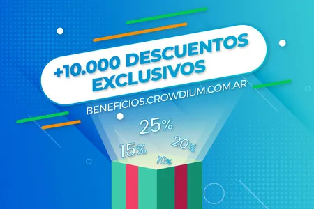 ¡Las fiestas son mejores con Crowdium! Mejorá tu diciembre con +10.000 beneficios
